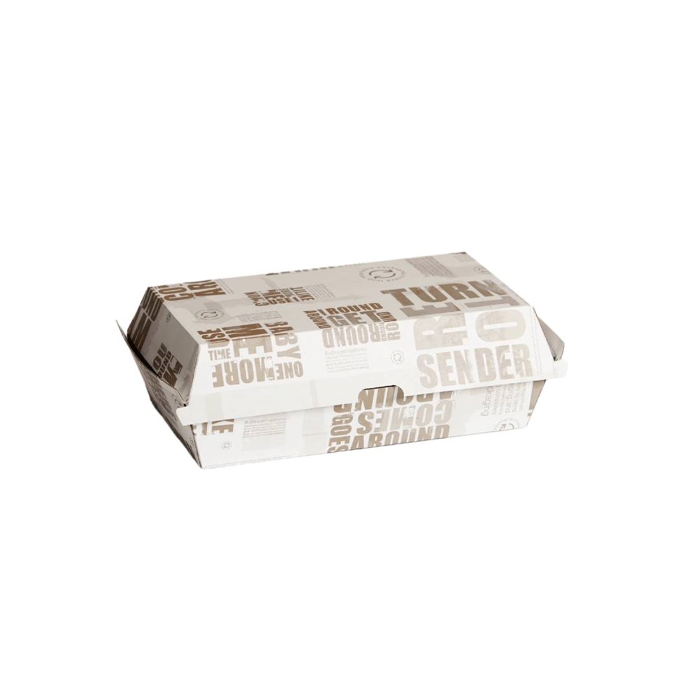 Enviro Regular Snack Box Printed 175mm x 91mm x 50mm